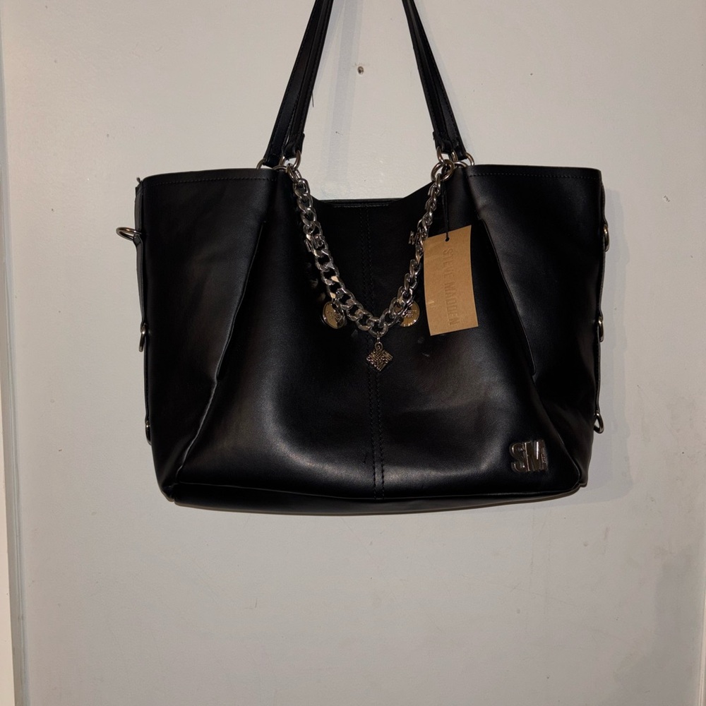 Steve Madden Black Tote